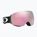 Oakley Flight Deck matte black/prizm snow hi pink ski goggles