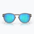 Oakley Latch matte grey ink/prizm sapphire polarized sunglasses 7