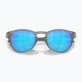 Oakley Latch matte grey ink/prizm sapphire polarized sunglasses 10