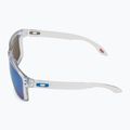 Oakley Holbrook XL polished clear/prizm sapphr irid polar sunglasses 4