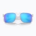 Oakley Holbrook XL polished clear/prizm sapphr irid polar sunglasses 5