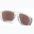 Oakley Holbrook XL polished clear/prizm sapphr irid polar sunglasses 7