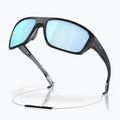 Oakley Split Shot matte black/prizm deep water polarized sunglasses 4