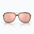 Oakley Split Time brown tortoise gold/prizm rose gold polarized sunglasses 2