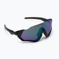 Oakley Flight Jacket matte steel/prizm road jade cycling glasses 0OO9401