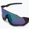 Oakley Flight Jacket matte steel/prizm road jade cycling glasses 0OO9401 3
