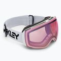 Oakley Flight Deck factory pilot white/prizm snow pink iridium ski goggles OO7064-93