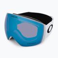 Oakley Flight Deck matte white/prizm snow sapphire iridium ski goggles OO7050-91 5