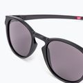 Oakley Latch matte black/prizm grey sunglasses 0OO9265 4