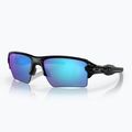 Oakley Flak 2.0 XL polished black/prizm sapphr irid polar sunglasses 6