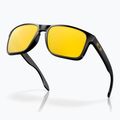 Oakley Holbrook XL matte black/prizm 24k polarized sunglasses 7