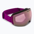 Oakley Flight Deck matte ultra purple/prizm snow hi pink iridium ski goggles OO7064-B4