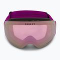 Oakley Flight Deck matte ultra purple/prizm snow hi pink iridium ski goggles OO7064-B4 2