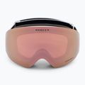 Oakley Flight Deck matte white/prizm rose gold iridium ski goggles OO7064-C9 2