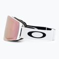 Oakley Fall Line matte white/prizm rose gold ski goggles 4