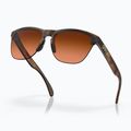 Oakley Frogskins Lite matte brown tortoise/prizm brown gradient sunglasses 4