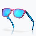 Oakley Frogskins XXS acid pink/prizm sapphire children's sunglasses 4