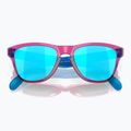 Oakley Frogskins XXS acid pink/prizm sapphire children's sunglasses 5