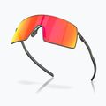 Oakley Sutro Ti satin carbon/prizm ruby sunglasses 5