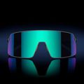 Oakley Sutro Ti satin lead/prizm sapphire sunglasses 7
