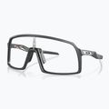 Oakley Sutro matte carbon/clear to black photochromic cycling glasses 0OO9406 6