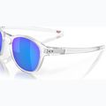 Oakley Latch matte clear/prizm sapphire polarized sunglasses 6