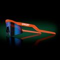 Oakley Hydra neon orange/prizm sapphire sunglasses 8