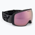 Oakley Flight Tracker L matte b1b forged iron/prizm rose gold iridium ski goggles