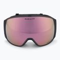Oakley Flight Tracker L matte b1b forged iron/prizm rose gold iridium ski goggles 2
