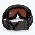 Oakley Flight Tracker L matte b1b forged iron/prizm rose gold iridium ski goggles 3