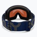 Oakley Flight Tracker L matte b1b navy/prizm sapphire iridium ski goggles 3