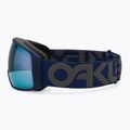 Oakley Flight Tracker L matte b1b navy/prizm sapphire iridium ski goggles 4