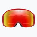 Oakley Flight Tracker L matte b1b redline/prizm torch iridium ski goggles 2