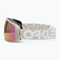 Oakley Flight Tracker M matte b1b cool grey/prizm rose gold iridium ski goggles 4