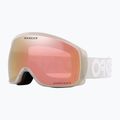 Oakley Flight Tracker M matte b1b cool grey/prizm rose gold iridium ski goggles