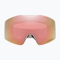 Oakley Fall Line M matte cool grey/prizm rose gold iridium ski goggles 2