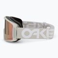 Oakley Line Miner M matte b1b cool grey/prizm rose gold iridium ski goggles 4