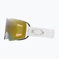 Oakley Fall Line white leopard/prizm sage gold iridium ski goggles 5