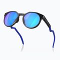 Oakley HSTN matte black/prizm sapphire polar sunglasses 5