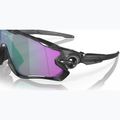 Oakley Jawbreaker matte black camo/prizm road jade sunglasses 6