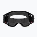 Oakley Airbrake MTB black gunmetal/clear cycling goggles 8