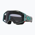 Oakley Airbrake MTB tld tactical green/light grey cycling goggles 7