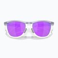 Oakley Frogskins Hybrid matte trans lilac/clear prizm violet sunglasses 5