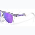 Oakley Frogskins Hybrid matte trans lilac/clear prizm violet sunglasses 6