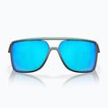 Oakley Castel matte silver/blue colourshift/prizm sapphire sunglasses 2