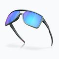 Oakley Castel matte silver/blue colourshift/prizm sapphire sunglasses 4