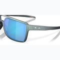 Oakley Castel matte silver/blue colourshift/prizm sapphire sunglasses 6