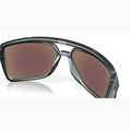 Oakley Castel matte silver/blue colourshift/prizm sapphire sunglasses 7
