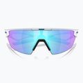 Oakley Sphaera matte white/prizm sapphire polarized sunglasses 5