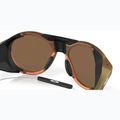 Oakley Clifden matte red gold colourshift/prizm bronze sunglasses 7